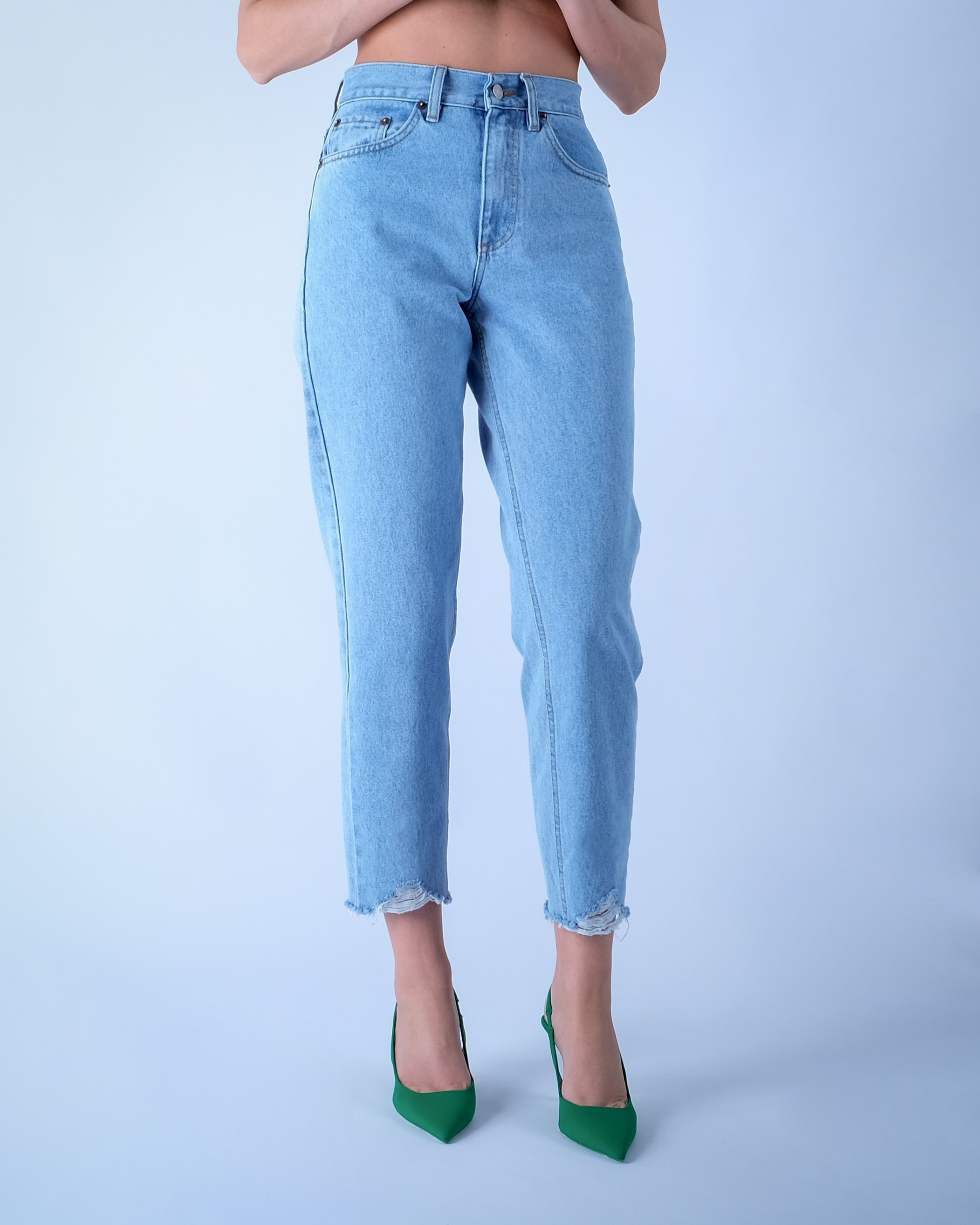 Barbara Light Cropped Jeans - Fashionnoiz